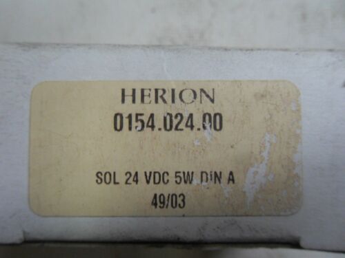 1 Norgren HERION 0154.024.00 SOL 24 VDC 5W DIN A