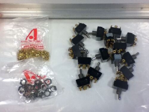 LARGE LOT OF 1026 TOGGLE SWITCHES 126 SWITCHES