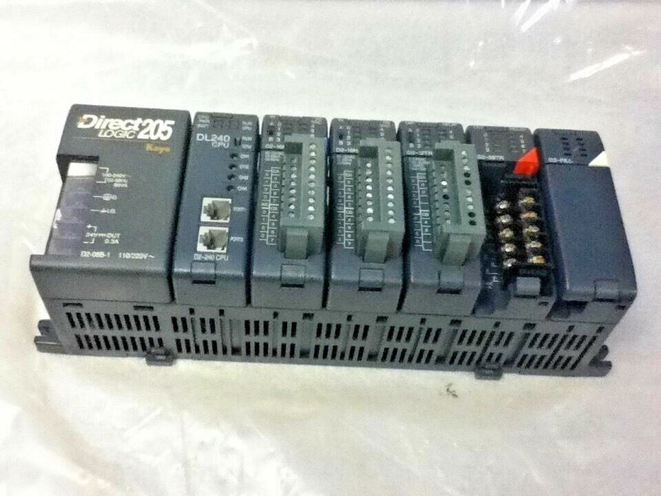 Automation Direct D2-06B-1 Slot Base with Modules