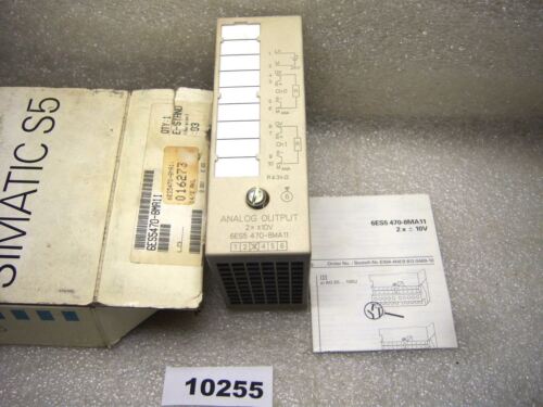 Siemens 6ES5-470-8MA11 Output Module 2PT Analog