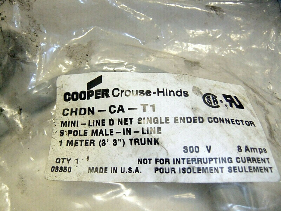 Crouse Hinds Mini Line D Connector 1M CHDN-CA-T1