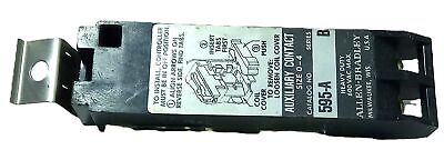 Allen-Bradley 595-A Ser B 600 V 10 A Auxiliary Contact for Motor