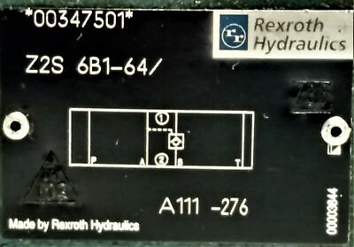 Rexroth Z2S6B1-64 Manifold