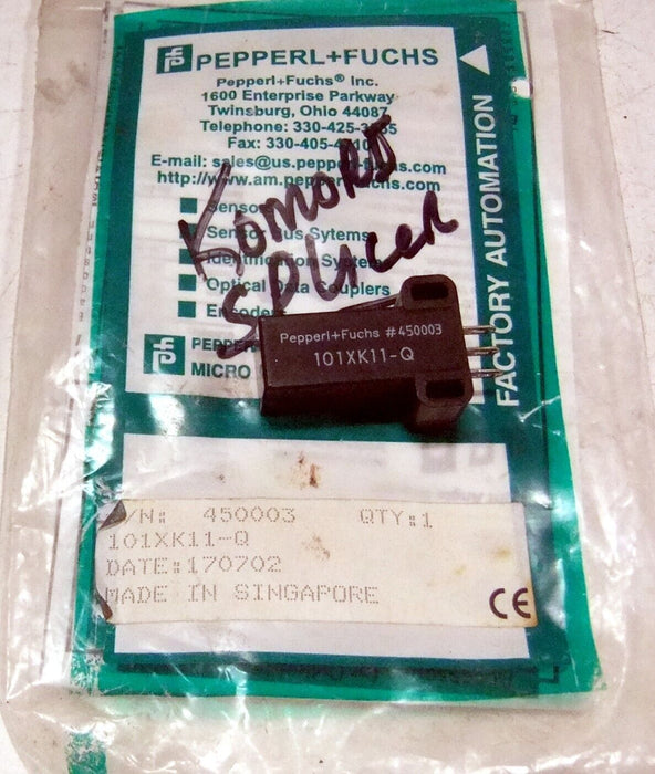 Pepperl 101XK11-Q Proximity Sensor