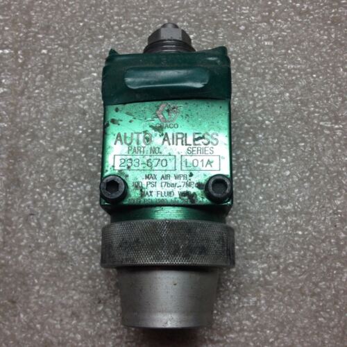GRACO AUTO-AIRLESS 233-670 SERIES L01A SPRAY COMPONENT