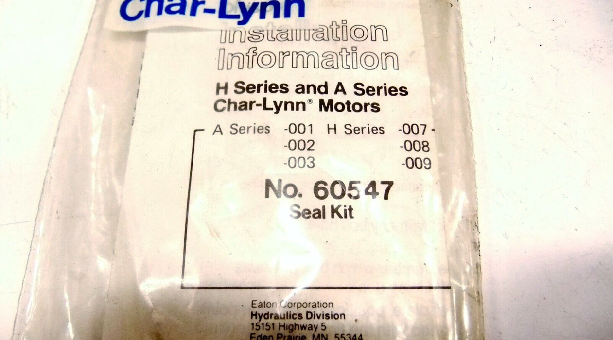 Char Lynn Seal Kit 60547 MAY BE INCOMPLETE
