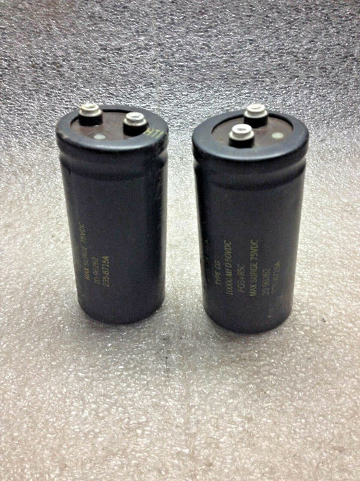 2 Mallory 235-8715 Capacitors