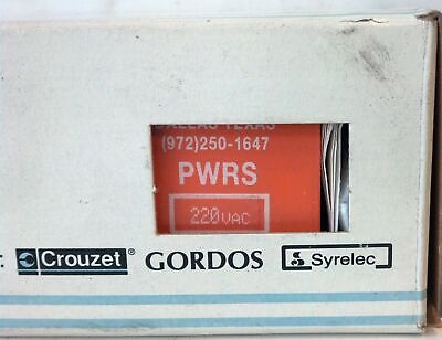 Crouzet PWRS220A 220 V AC 10 A SPDT 8-Pin 3 Phase Control / Monitoring Relay