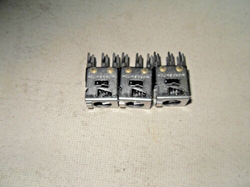 3 MICRO SWITCH PMCCC CONTACT BLOCK TABBED