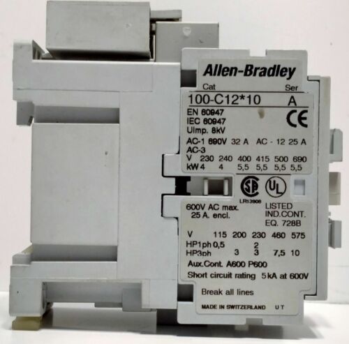 Allen-Bradley 100-C12D10 with a 100-FSC280 Surge Suppressor