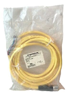 Turck CKM 12-11-5/S90 5 M 12-Pin Female Multifast Single-Ended Cable / Cordset
