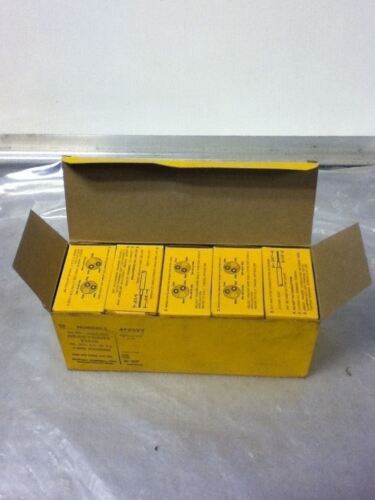 LOT OF 10 Hubbell 4723VY PLUGS