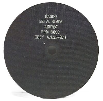 Kasco A60TBF 8 x 1/16 x 3/4 Cut Off Wheel Metal Blades - Box of 7 - 910292