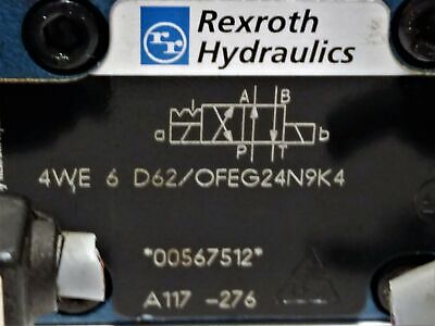 Rexroth 4WE6D62-OFEG24N9K4 Directional Control Valve