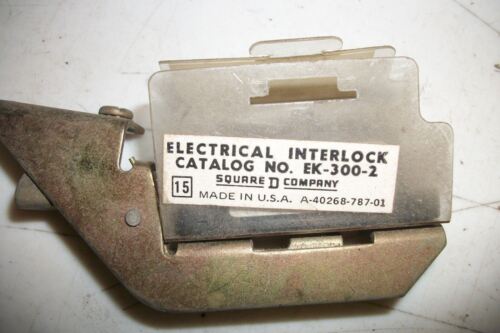2 Square D EK-300-2 Electrical Interlock