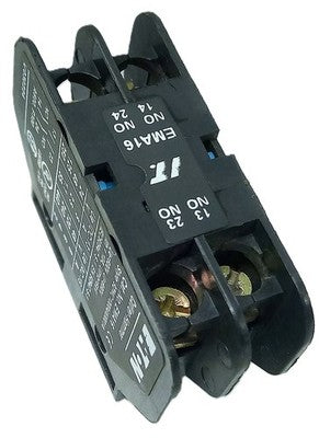 Eaton EMA16 92MC10004A0001A 600 V 10 A 2-Pole Normally Open Auxiliary Contact