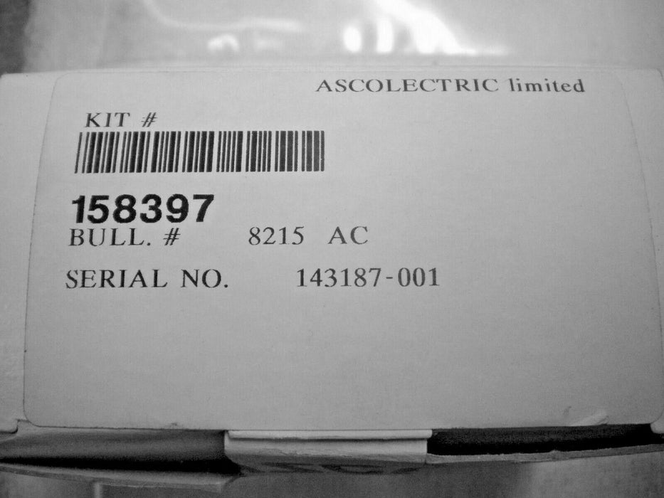 ASCO 158397 Rebuild Kit