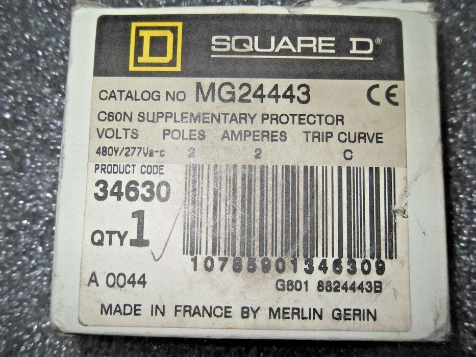 Square D Merlin Gerin MG24443 2A Circuit Breaker