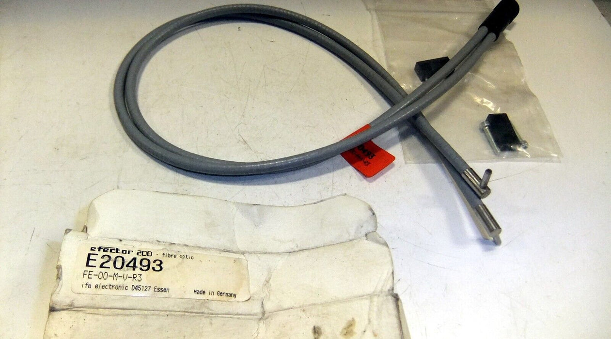 Efector FE-00-M-V-R3 E20493 Through-Beam Dual Fiber Optic Cable Assembly