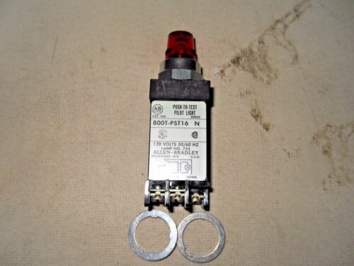 Allen-Bradley 800T-PST16A Pilot Light Push to Test