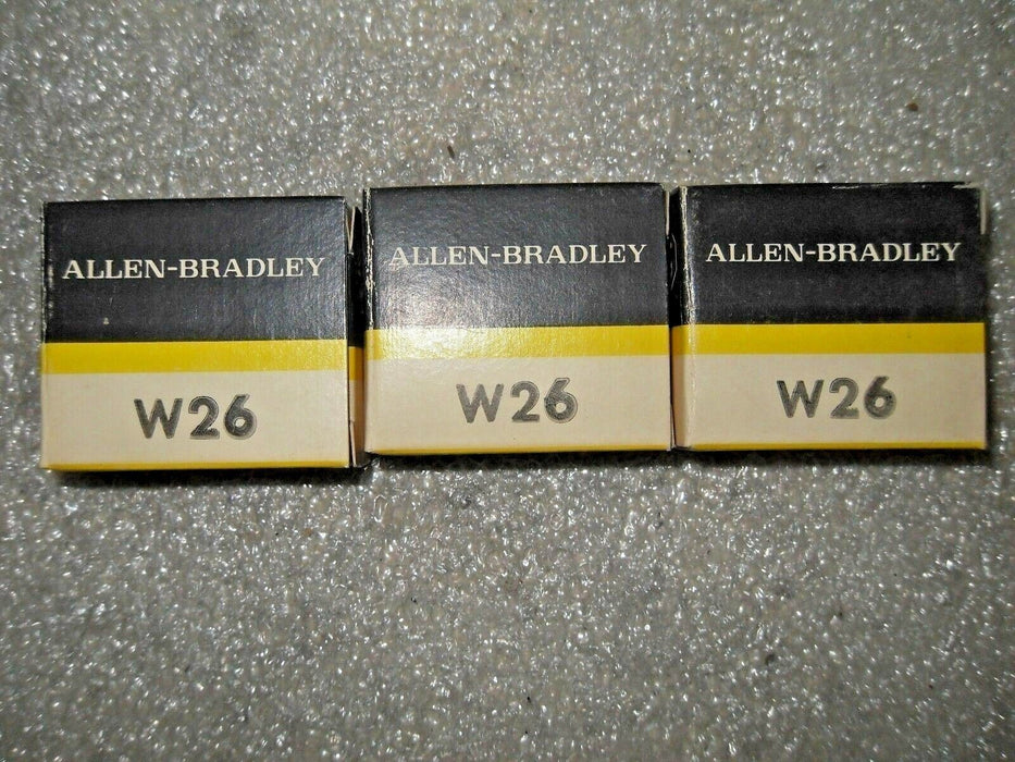 3 Allen-Bradley W26 Heater Elements