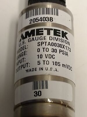 AMETEK SPTA0030X173 Pressure Transducer