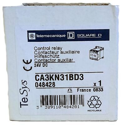 Telemecanique CA3KN31BD3 690VAC 10A 4-Pole Control Relay