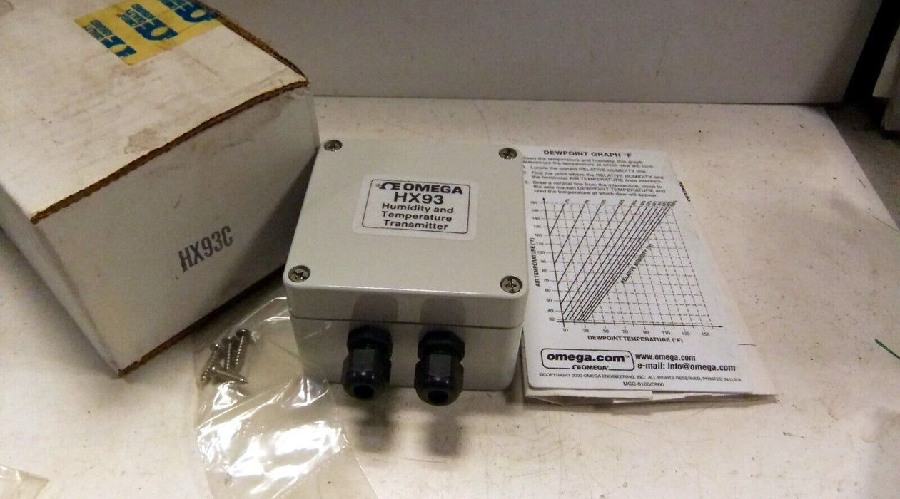Omega Humidity and Temperature Transmitter HX93C