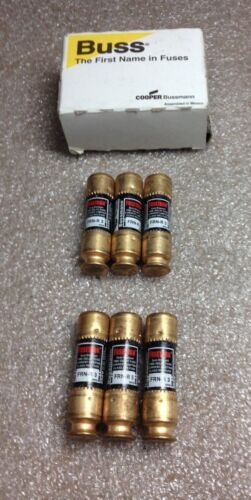6 Bussmann FRN-R-3 Fuses