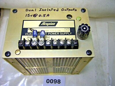Acopian Dual Output Power Supply 15GT50D-15GT50D