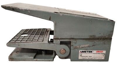 Ametek 1025B1SPGX Heavy Duty NEMA 4 Foot Switch w/ Treadle Guard