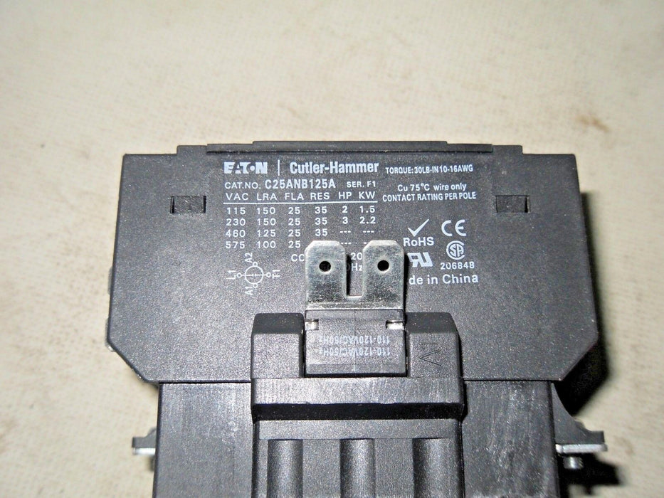 Cutler-Hammer C25Anb125A Contactor