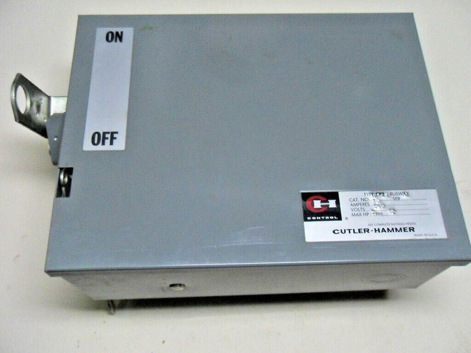 Cutler-Hammer CP2Hd321 Heavy Duty Fusible Safety Bus Plug 30A