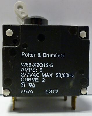 Siemens W68-X2Q12-5 277V 2P 5A Circuit Breaker