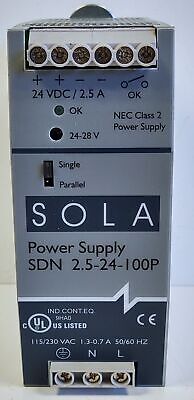 SOLA SDN2.5-24-100P Power Supply