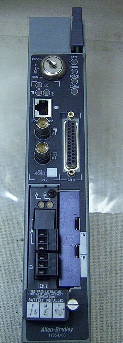 1 Allen-Bradley 1785-L40C CONTROL NET PROCESSOR CPU PLC-5/40C