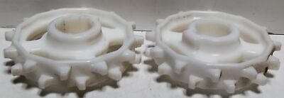 2 Habasit M2511-12 4 " Polypropylene Conveyor Sprocket for Raw Food w/ 12 teeth