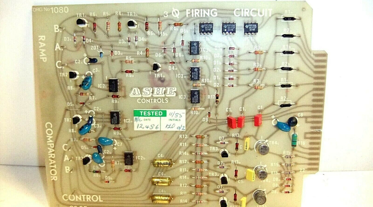 Ashe Controls Comparator Control Firing Circuit Board 80-05
