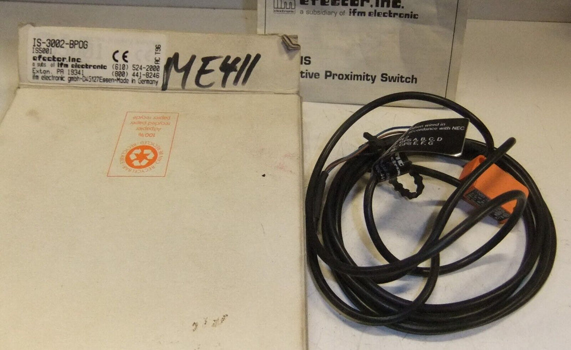 Efector IS-3002-BP0G-IS5001 Proximity Switch