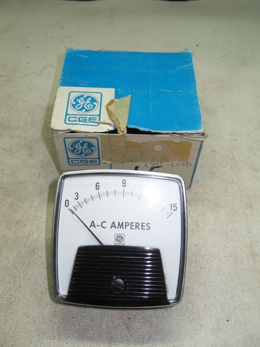 Canadian GE L543 LSND Panel Meter 0-15A