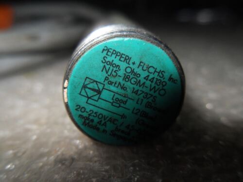 1 Pepperl NI5-18GM-WO PROXIMITY SWITCH