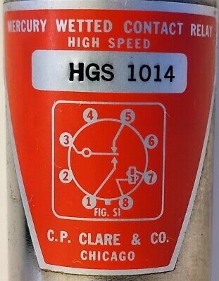 CP Clare & Co HGS 1014 High Speed Mercury Wetted Contact Relay