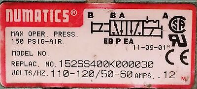 Numatics 152SS400K000030 Valve