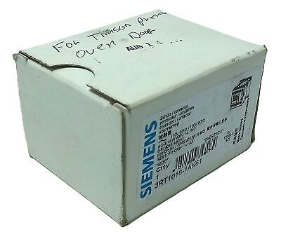 Siemens 3RT1016-1AK61 400 V AC 9 A Contactor with 110/120 V AC Coil