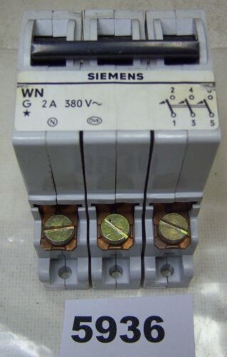Siemens 3 Pole Breaker WNG2A 380V