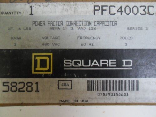 1 Square D PF4007C CAPACITOR