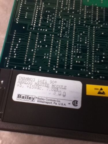 Bailey Controls IMAMM03 Analog Master Module