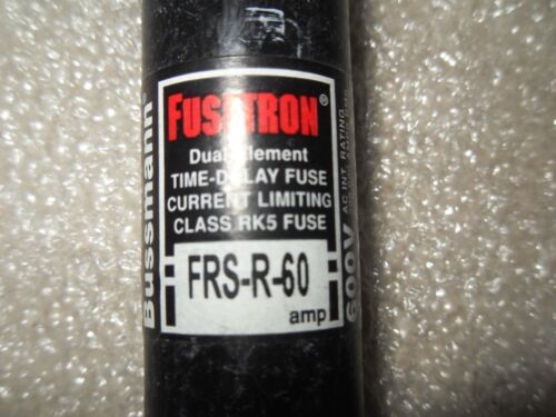 Bussmann Fusetron FRS-R-60 600VAC Time Delay Fuse