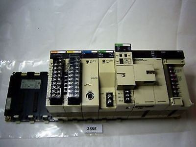 Omron 8 Slot Rack PLC w C200HE PA204 C200HW-CEO01