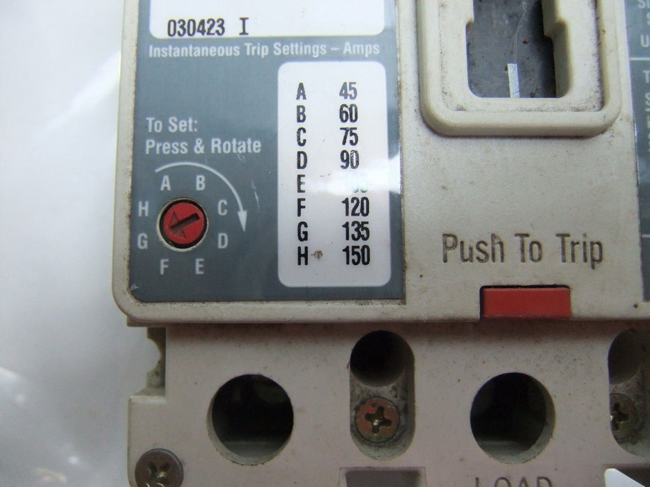 Cutler-Hammer Circuit Breaker HMCP015EOC 3P 15A 600VAC